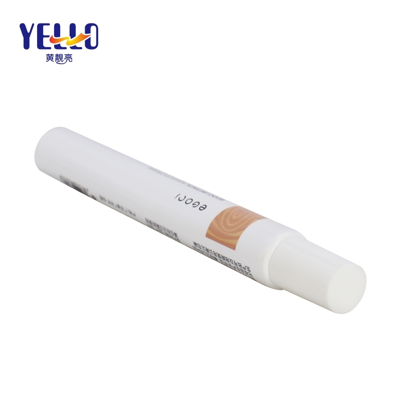 20g Empty White Cosmetic Cream Tube Containers , Plastic Skincare Package