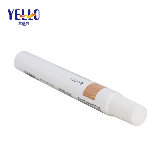 20g Empty White Cosmetic Cream Tube Containers , Plastic Skincare Package