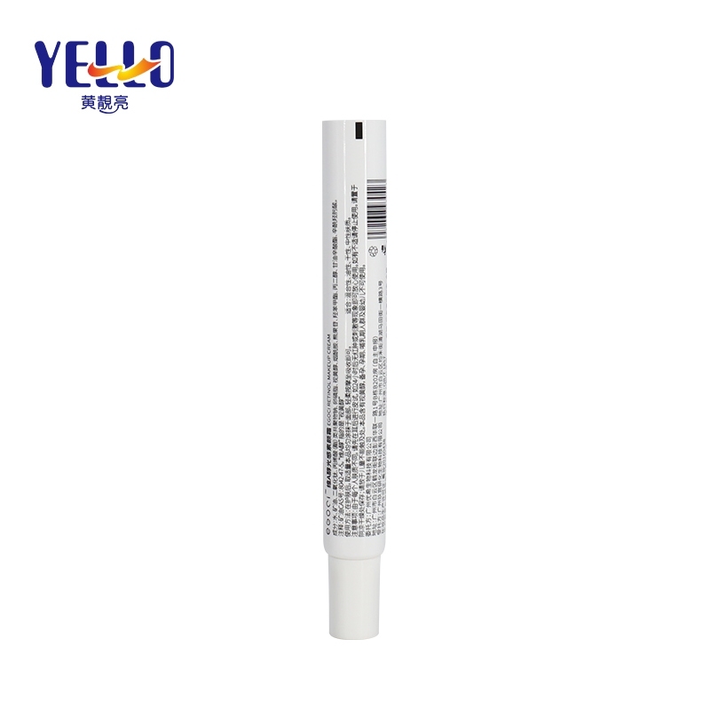 20g Empty White Cosmetic Cream Tube Containers , Plastic Skincare Package