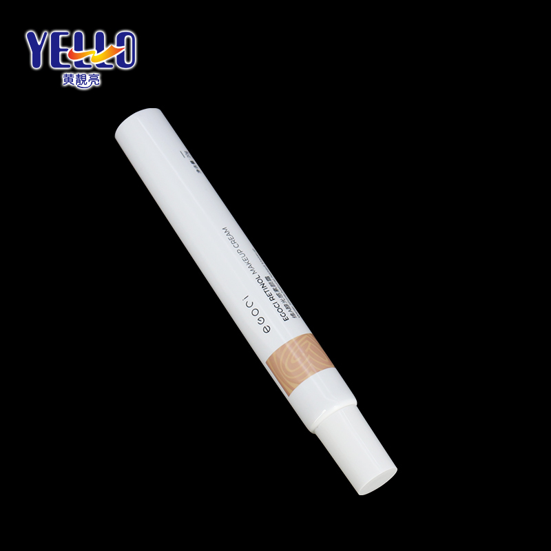 20g Empty White Cosmetic Cream Tube Containers , Plastic Skincare Package