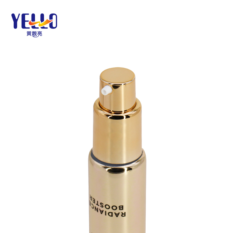 1oz 30ml Empty Golden ABL Airless Pump Moisturizer Cream Tubes