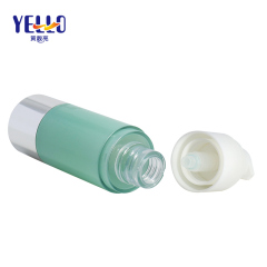 Luxury Plastic Airless Pump Bottles 30ml, Refillable Cylinder Airless Bottle For Foundation