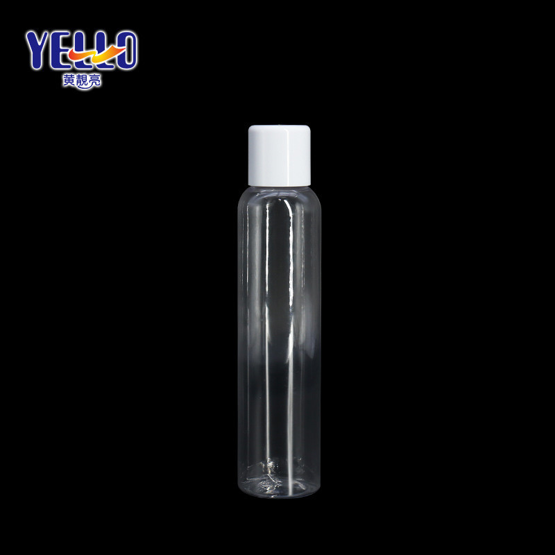5oz 150ml Empty Plastic PET Clear Lotion Bottles With Screw Caps