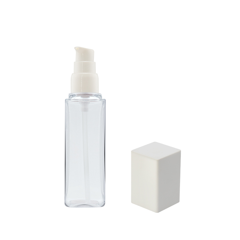 75ml Square Heavy Wall PET Lotion Bottles / Empty Cosmetic Container