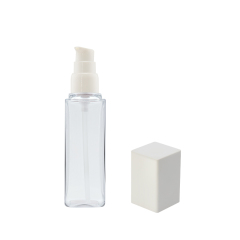 75ml Square Heavy Wall PET Lotion Bottles / Empty Cosmetic Container