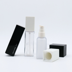 75ml Square Heavy Wall PET Lotion Bottles / Empty Cosmetic Container