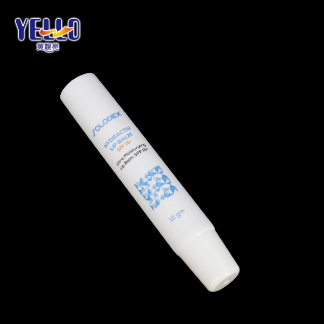 White Refillable Empty Lip Gloss Squeeze Tubes 10g 12g 15g Wholesale
