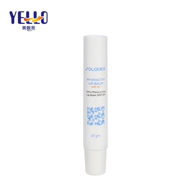 White Refillable Empty Lip Gloss Squeeze Tubes 10g 12g 15g Wholesale