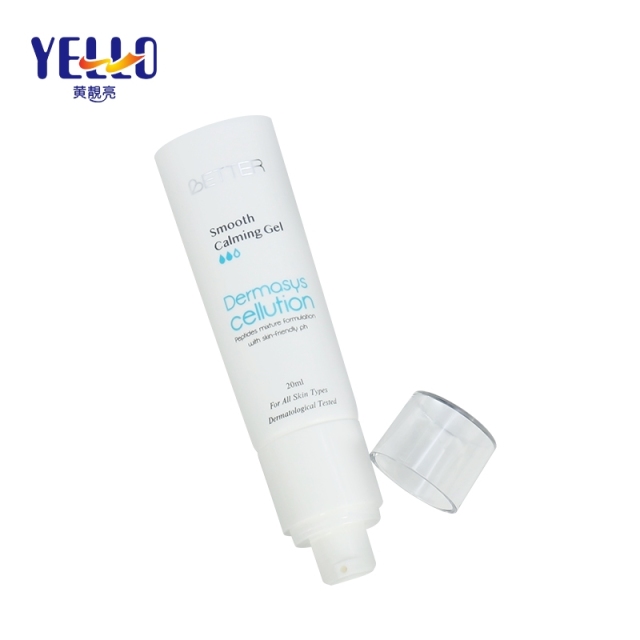 20g 30g White Airless Squeeze Tubes For Cosmetic Packaging
