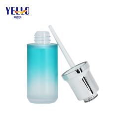 40ml Customs Color Frosted Lotion Press Dropper Bottles