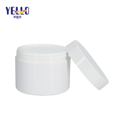 Pure White Empty PP Plastic Cosmetics Face Mask Jars 250g