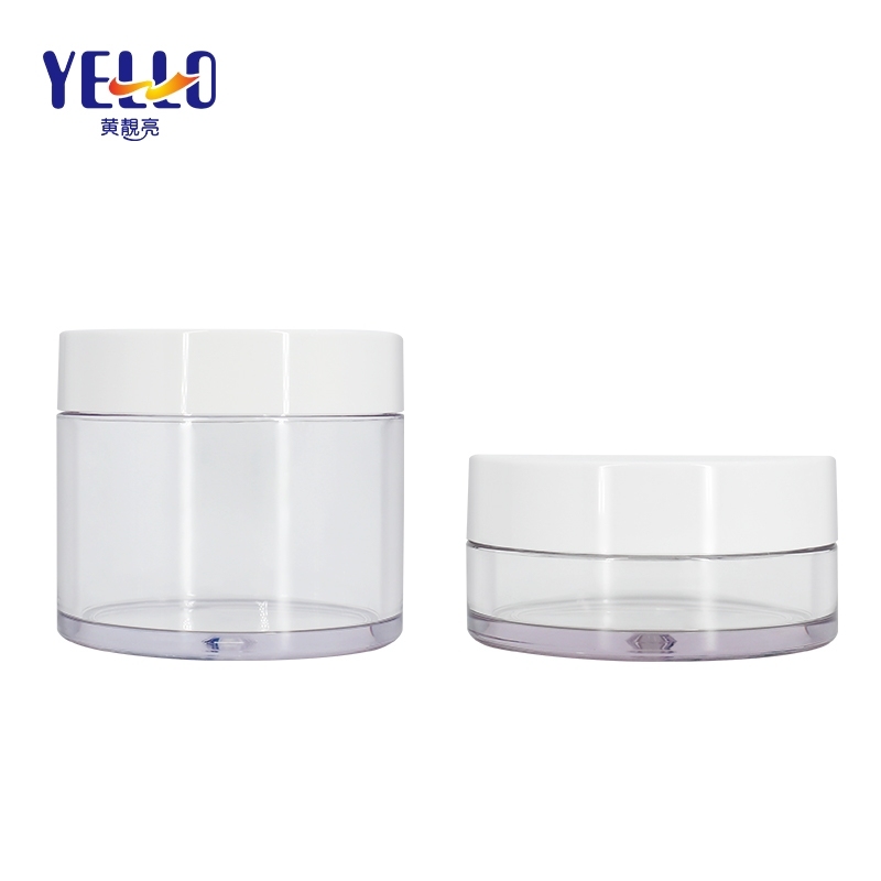 PETG Heavy Wall Clear Pasty Liquid Containers , 3g 5g 10g 50g Empty Cream Jar