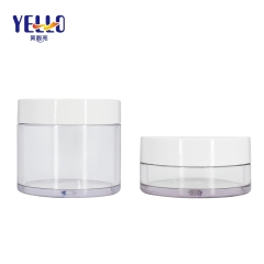 PETG Heavy Wall Clear Pasty Liquid Containers , 3g 5g 10g 50g Empty Cream Jar
