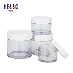 PETG Heavy Wall Clear Pasty Liquid Containers , 3g 5g 10g 50g Empty Cream Jar