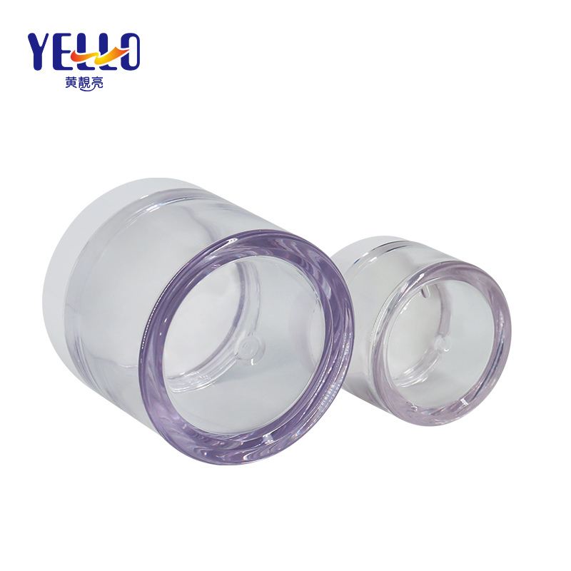 PETG Heavy Wall Clear Pasty Liquid Containers , 3g 5g 10g 50g Empty Cream Jar
