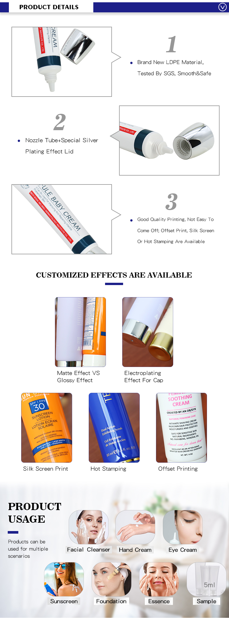 squeeze lotion tubes