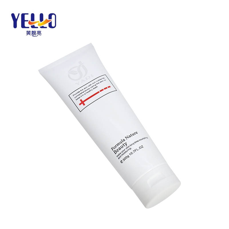 300g White Cosmetic Tube Empty Plastic Body Moisturizer Package Tubes