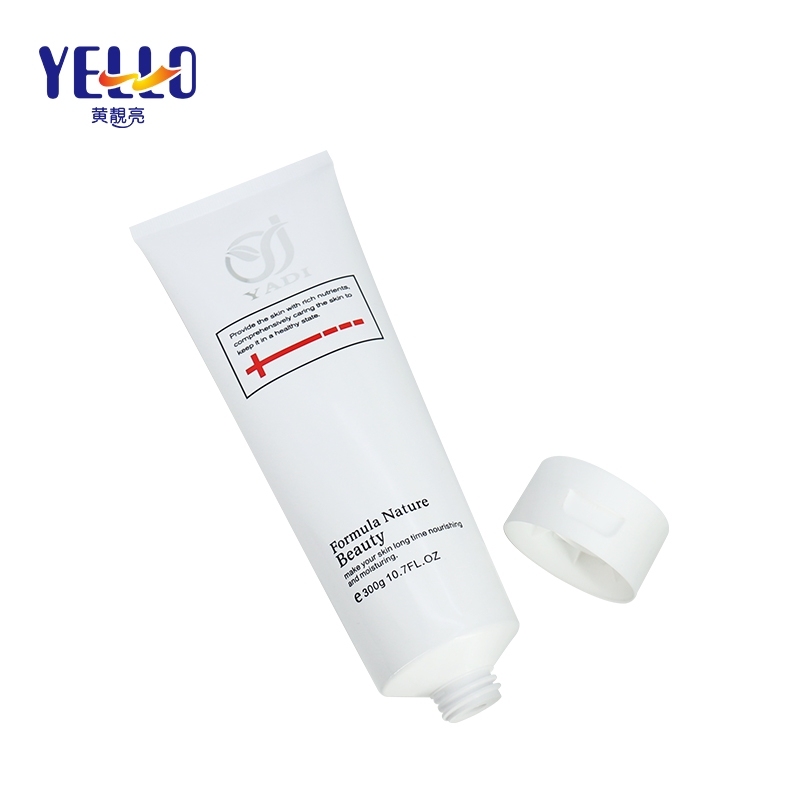 300g White Cosmetic Tube Empty Plastic Body Moisturizer Package Tubes