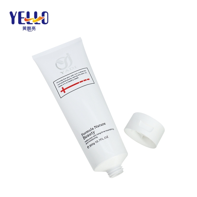 300g White Cosmetic Tube Empty Plastic Body Moisturizer Package Tubes