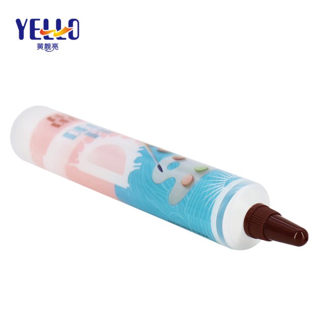 15g Empty Food Coloring Plastic Container Tubes , Nozzle Mouth Soft Packaging Tube
