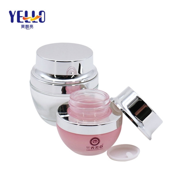 20g 50g Clear Glass Facial Moisturizing Jars Wholesale Price
