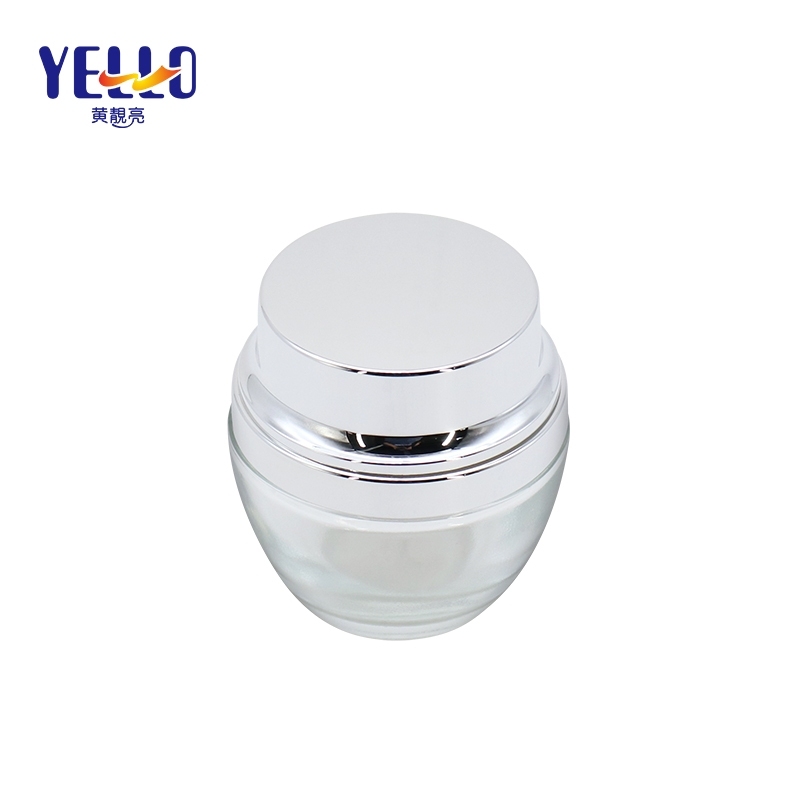 20g 50g Clear Glass Facial Moisturizing Jars Wholesale Price