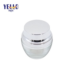 20g 50g Clear Glass Facial Moisturizing Jars Wholesale Price
