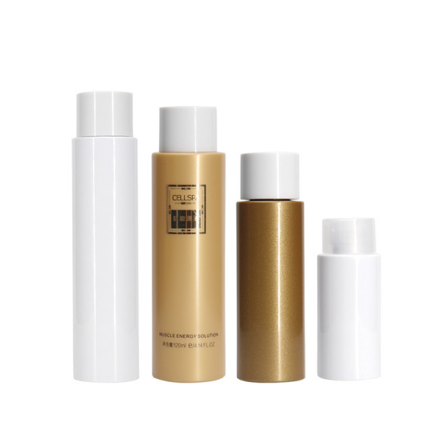 60ml 80ml 120ml PET Empty Cosmetics Toner Bottles , Plastic Skin Care Containers