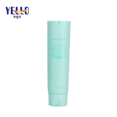 Blue Matte Face Cream Plastic Cosmetic Squeeze Tubes 100g With Flip Cap