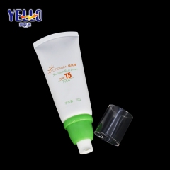 70g Airless Tube For Sun Cream With Plastic Pump Dispenser