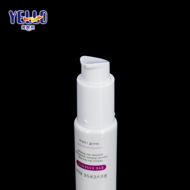 30ml 1 oz Refillable Airless Pump Cosmetic Squeeze Tube For Eye Essence