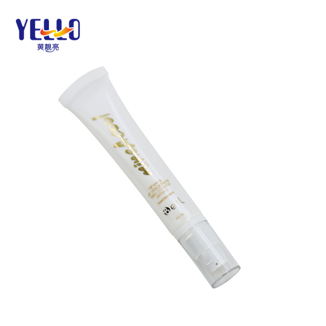 Unique 20ml 30ml White Cosmetic Tube Packaging With Airless Pump