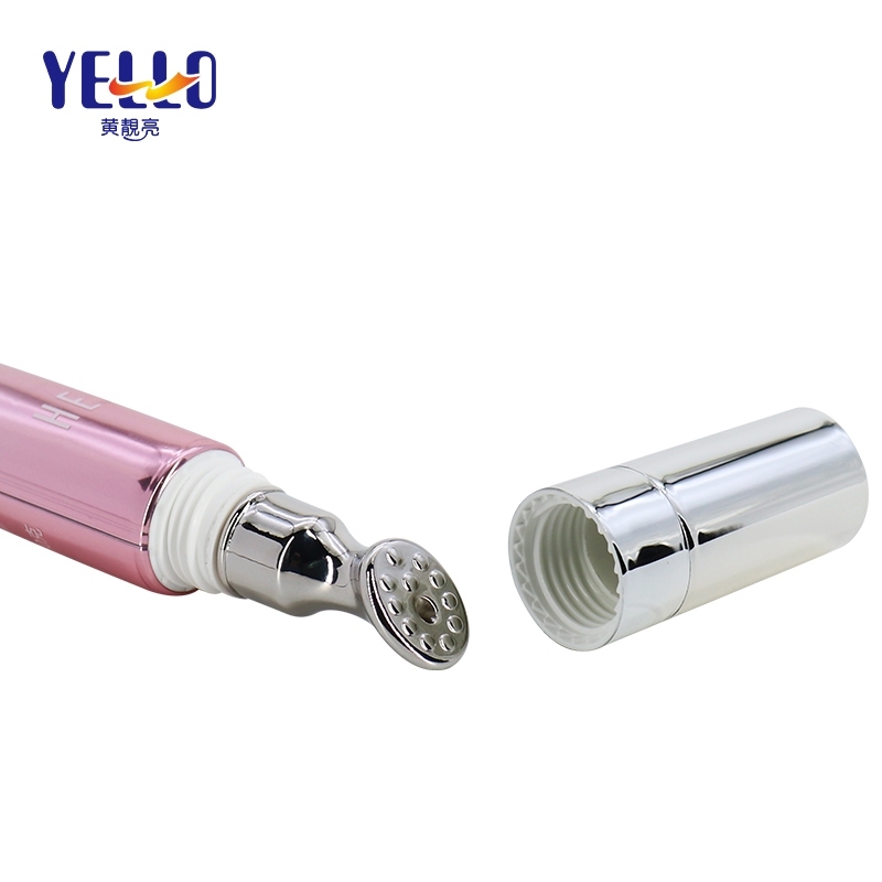 Laminated Plastic Eye Cream Container Cosmetic Squeeze Tubes With Applicator