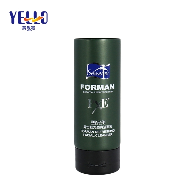 100ml Plastic Cosmetic Squeeze Tube Packaging For Man Facial Cleanser