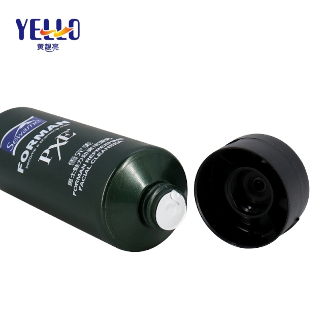 100ml Plastic Cosmetic Squeeze Tube Packaging For Man Facial Cleanser