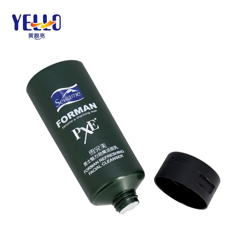 100ml Plastic Cosmetic Squeeze Tube Packaging For Man Facial Cleanser