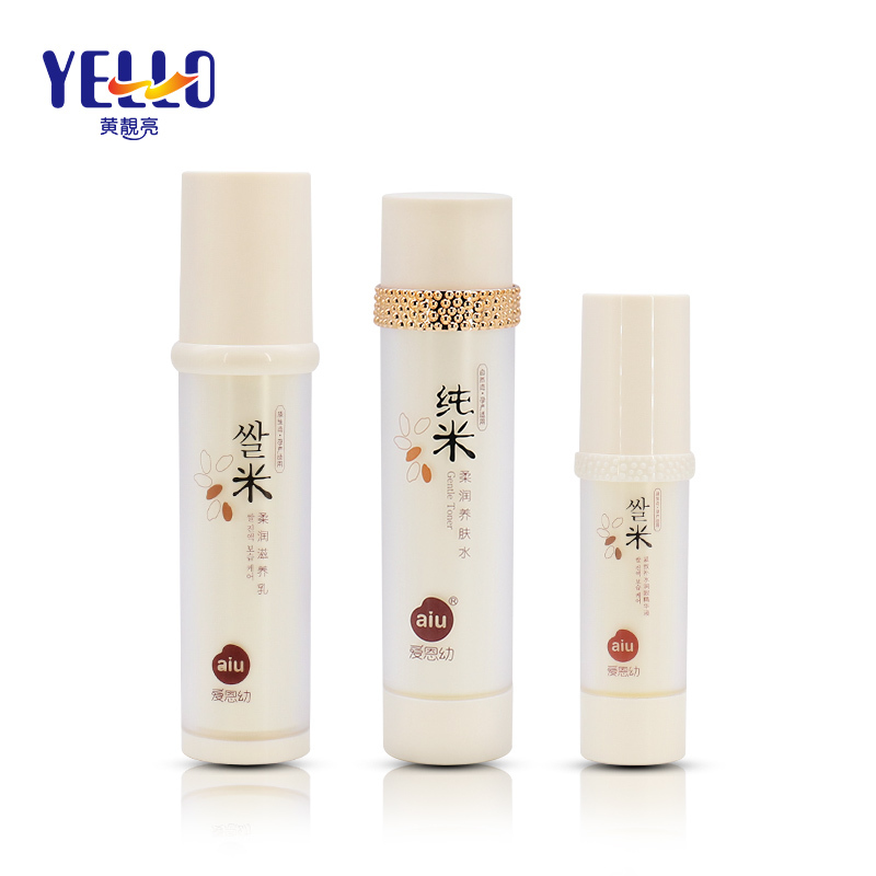 Cream-coloured Recyclable Plastic Cosmetic Containers Packaging For Skin Care 50 Gram