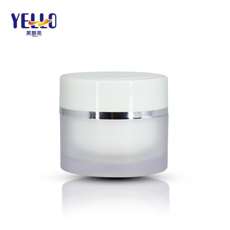 PS Material Plastic Cosmetic Cream Pots , Empty Face Moirsturizer Jar
