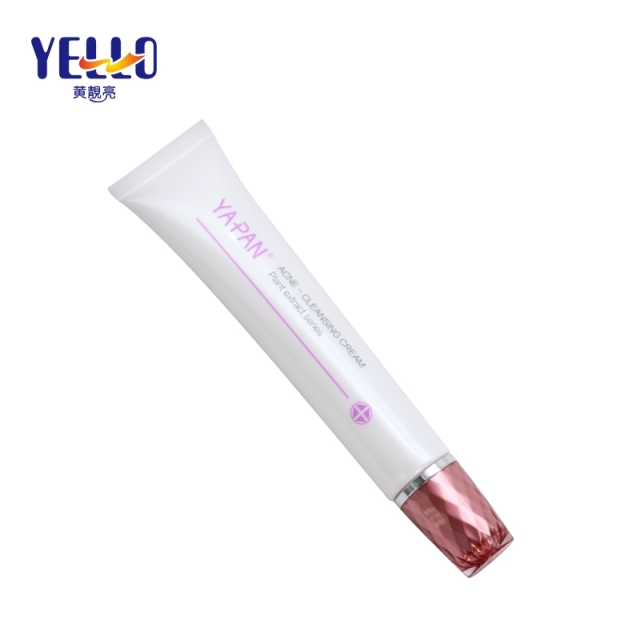 Plastic Nozzle Head PE Cream Tubes Packaging 30g , Customized Empty Tube With Screw Cap