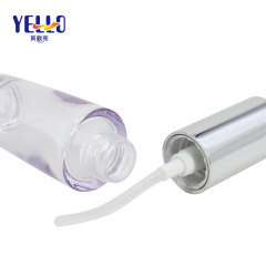 Custom Private Logo 20ml Eco Refillable Lotion Bottle With Silver Pump