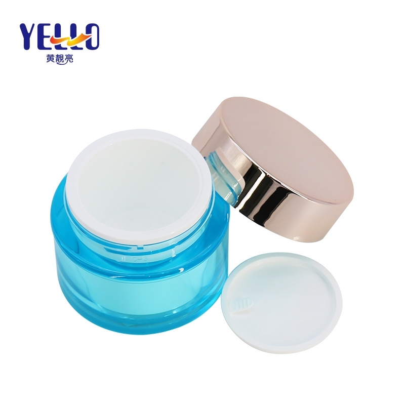 Transparency Premium Face Cream Pot Containers Packaging Customize 50g