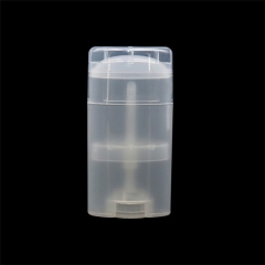 Transparent 30g Twist Up Deodorant Tubes Container For Cosmetic Packaging