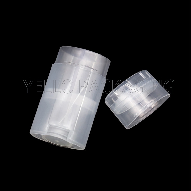 Transparent 30g Twist Up Deodorant Tubes Container For Cosmetic Packaging