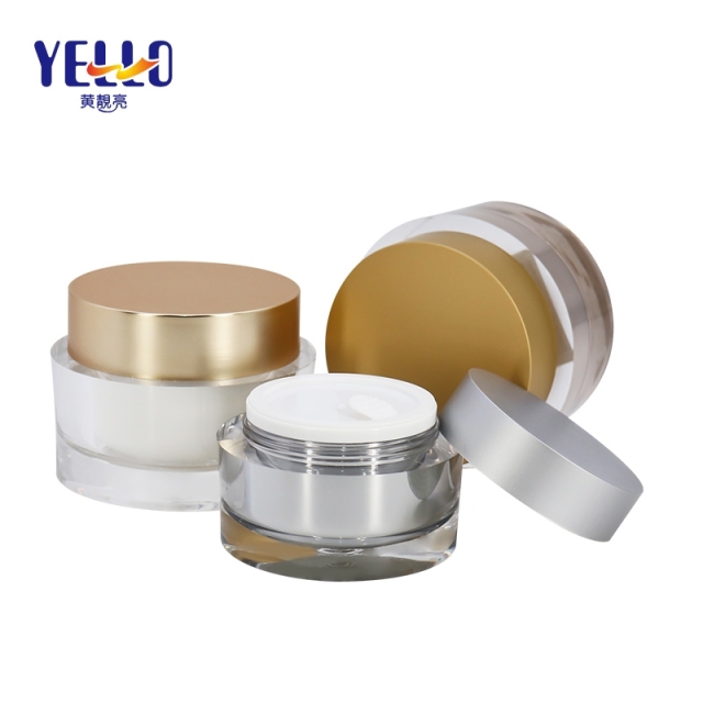 Pmma Luxury Heavy Wall Skincare Facial Moisturizer Cream Jars 30gr 50gr