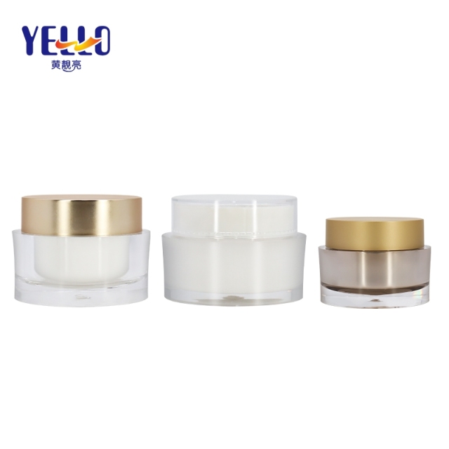 Pmma Luxury Heavy Wall Skincare Facial Moisturizer Cream Jars 30gr 50gr