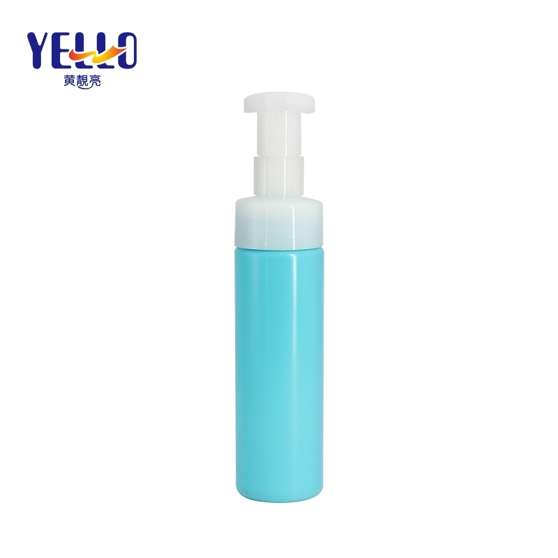 Custom Empty 200ml PET Blue Foaming Pump Bottles For Sale