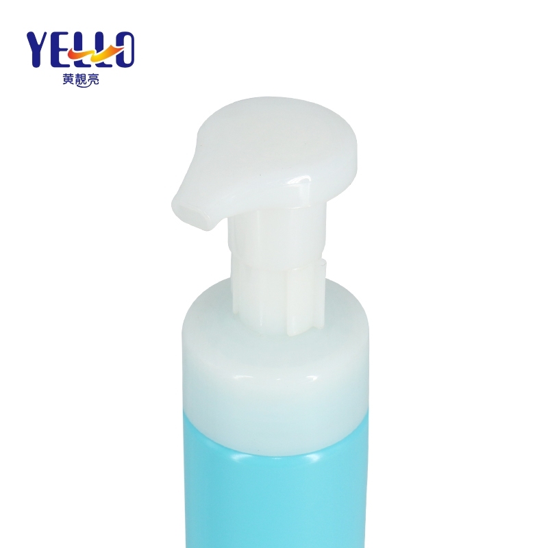 Custom Empty 200ml PET Blue Foaming Pump Bottles For Sale