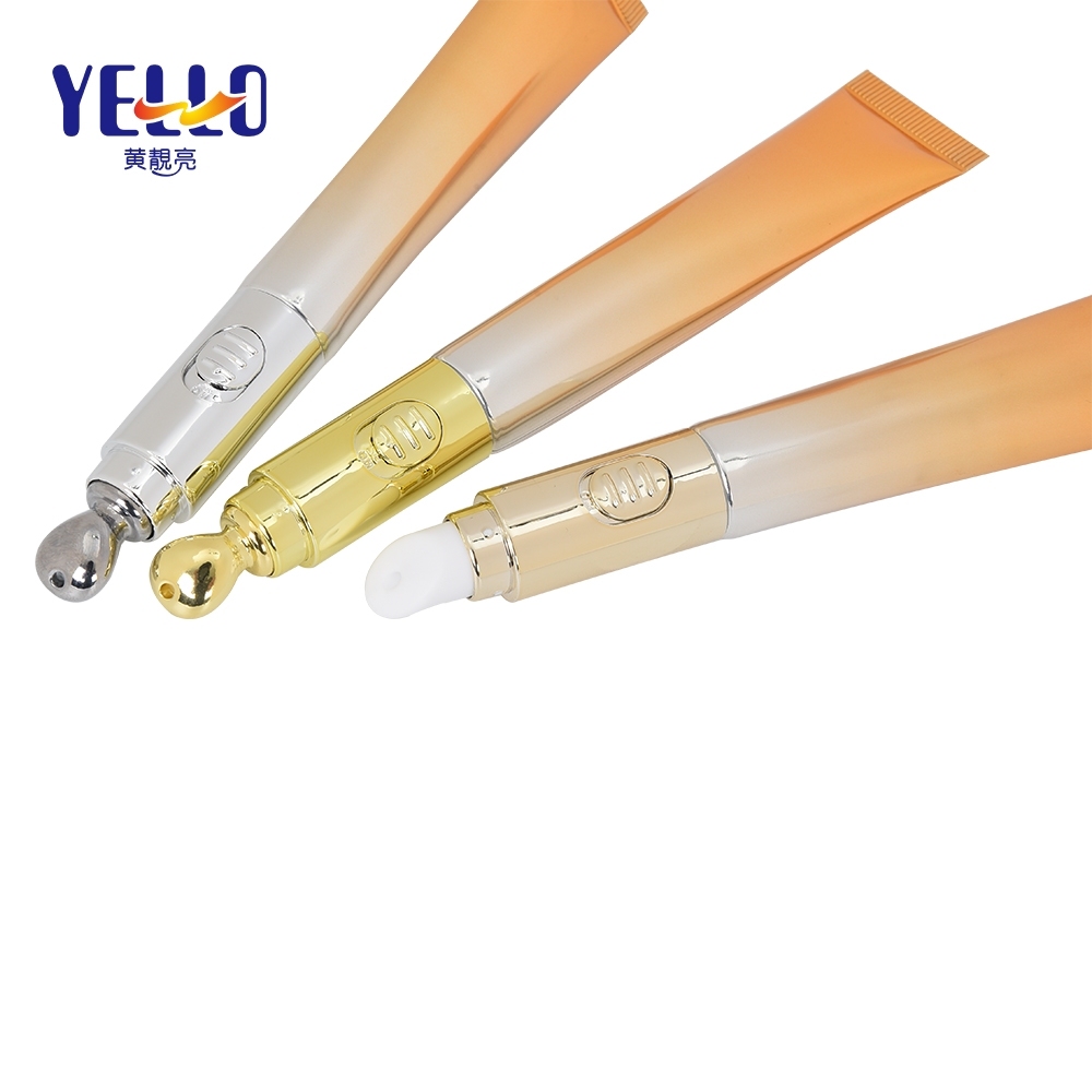 Custom 15ml Empty Plastic Squeeze Electric Eye Cream Tubes With Applicator