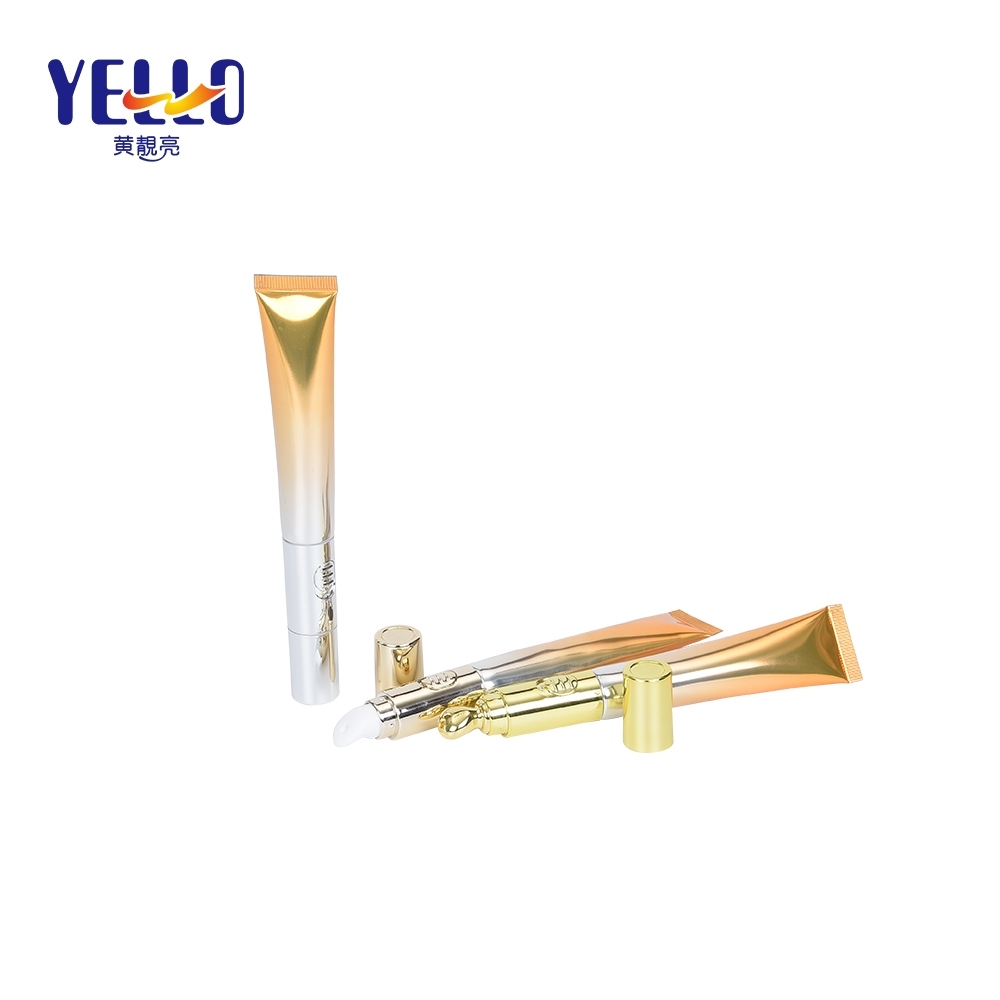 Custom 15ml Empty Plastic Squeeze Electric Eye Cream Tubes With Applicator