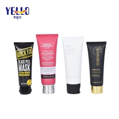 OEM Custom LDPE Cosmetic Plastic Squeeze Tubes With Special Caps Wholesale